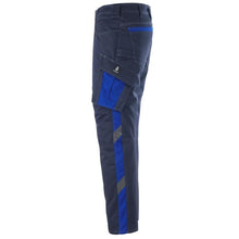 MASCOT® Pantalon Dortmund, noir bleu/bleu maïs