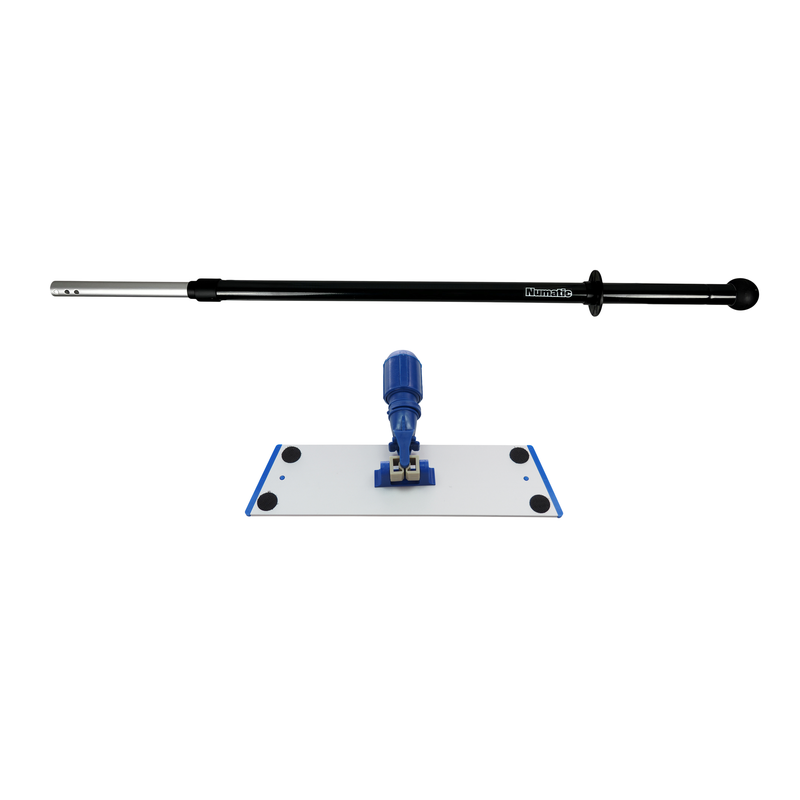 Numatic telescopic handle with rubber ball, 60 - 110 cm as a set with trapeze holder 30cm | Pak (1 stuk)