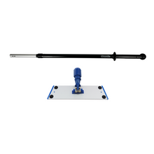 Numatic telescopic handle with rubber ball, 60 - 110 cm as a set with trapeze holder 30cm | Pak (1 stuk)