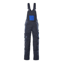 MASCOT® Augsburg salopette, noir bleu/bleu maïs
