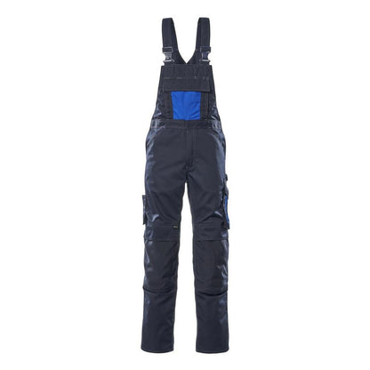 MASCOT® Augsburg salopette, noir bleu/bleu maïs
