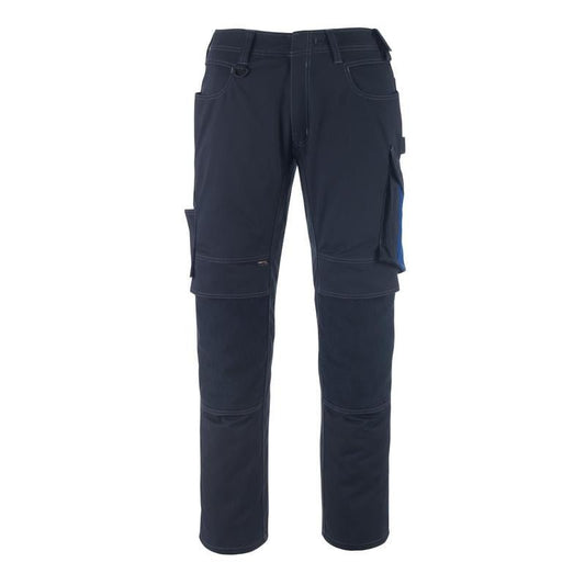 MASCOT® Erlangen broek, zwartblauw/maïsblauw