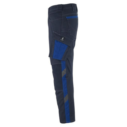 MASCOT® Erlangen broek, zwartblauw/maïsblauw