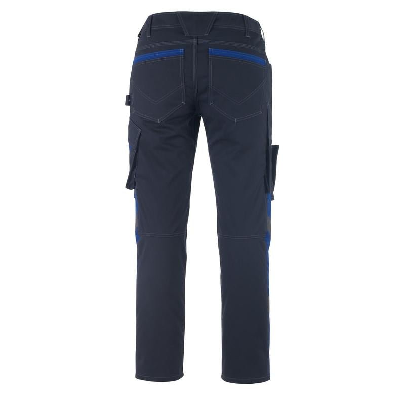 MASCOT® Erlangen broek, zwartblauw/maïsblauw