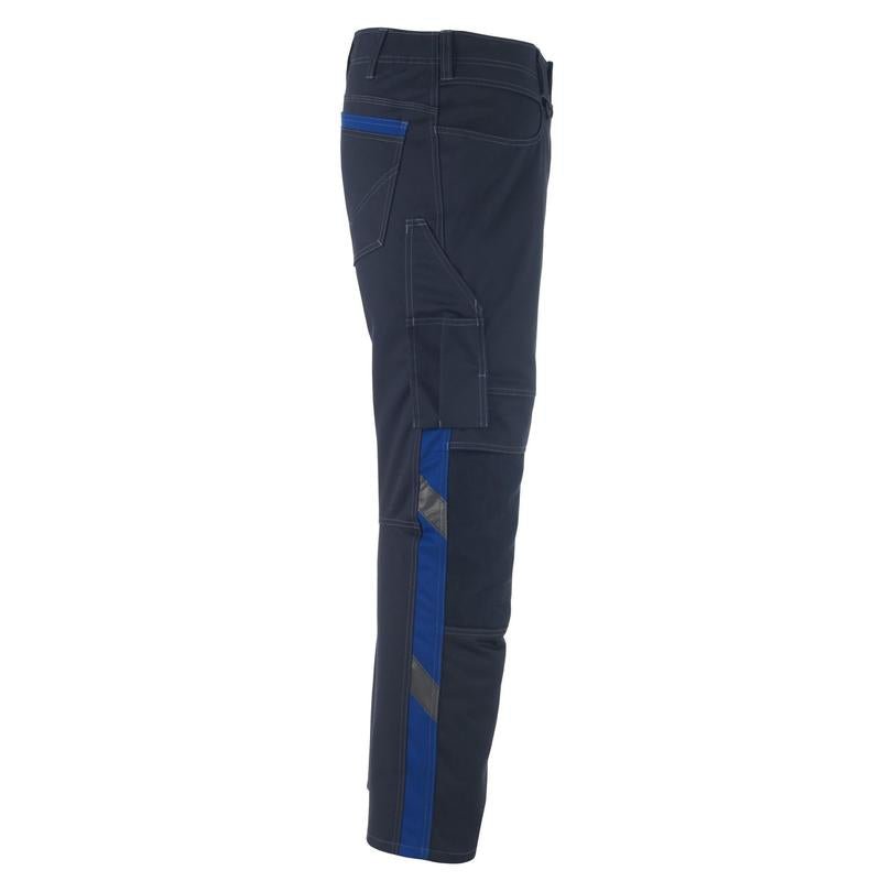 MASCOT® Erlangen broek, zwartblauw/maïsblauw