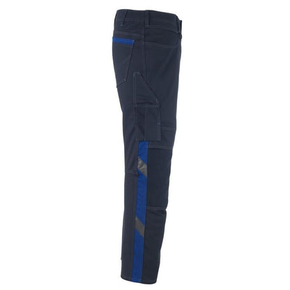 MASCOT® Erlangen broek, zwartblauw/maïsblauw