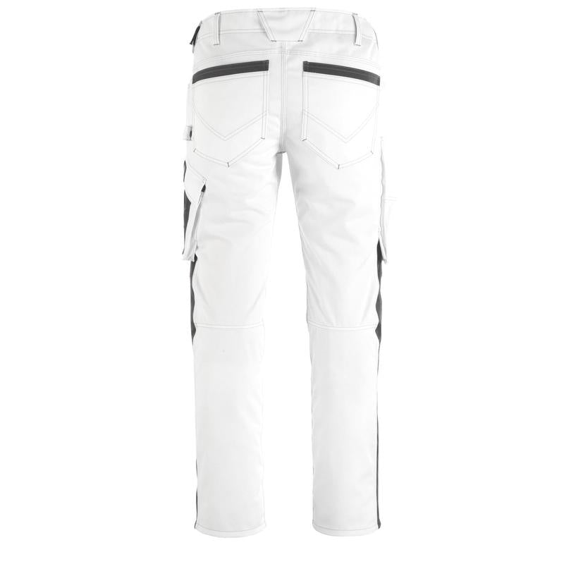 MASCOT® Erlangen broek, wit/donker antraciet