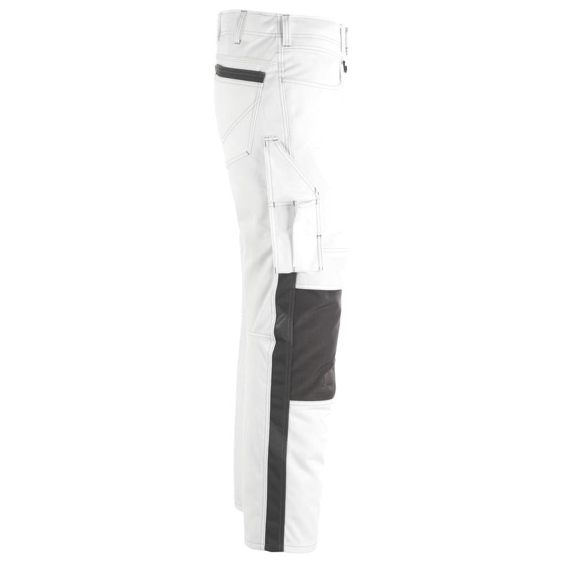 MASCOT® Erlangen broek, wit/donker antraciet