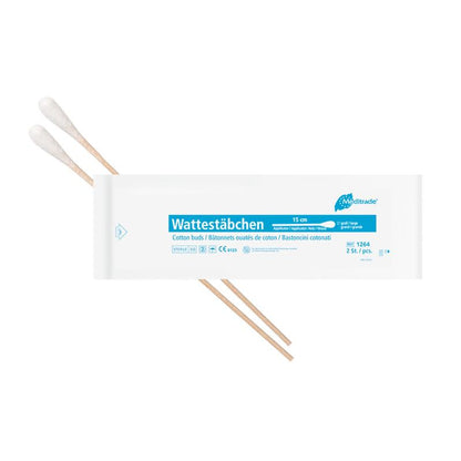 Wattenstaafjes, steriel verpakt, lengte: 15 cm