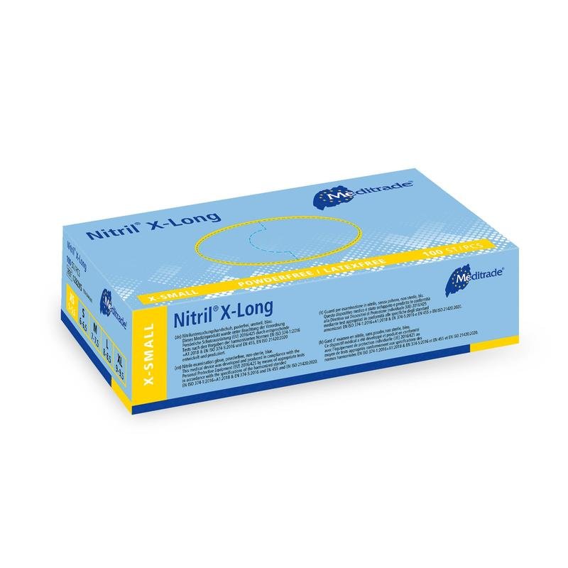 Nitril© 3000 X-Long Blauw / Nitril x-lang | Pak (1 stuk)