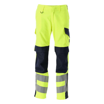 MASCOT® Arbon broek Multisafe, signalisatie geel/zwart-blauw