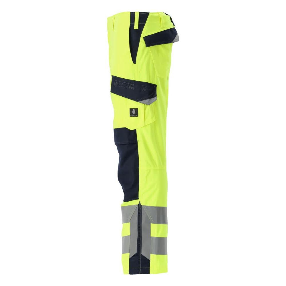 MASCOT® Arbon broek Multisafe, signalisatie geel/zwart-blauw