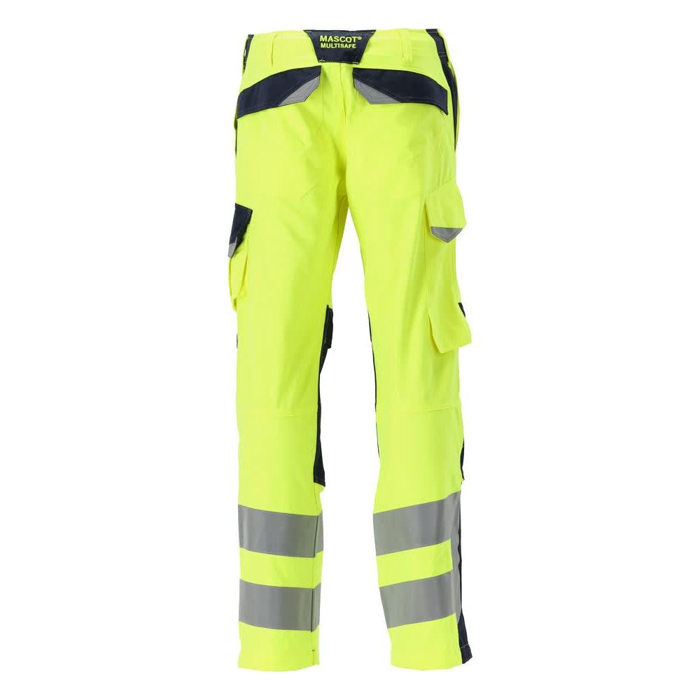 MASCOT® Arbon broek Multisafe, signalisatie geel/zwart-blauw