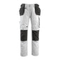 MASCOT® Bremen werkbroek, wit/donker antraciet