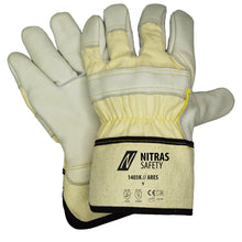 NITRAS ARES, gants de protection contre les coupures, couleur naturelle/gris