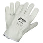NITRAS DRIVER, gants en cuir de vachette pleine fleur, gris
