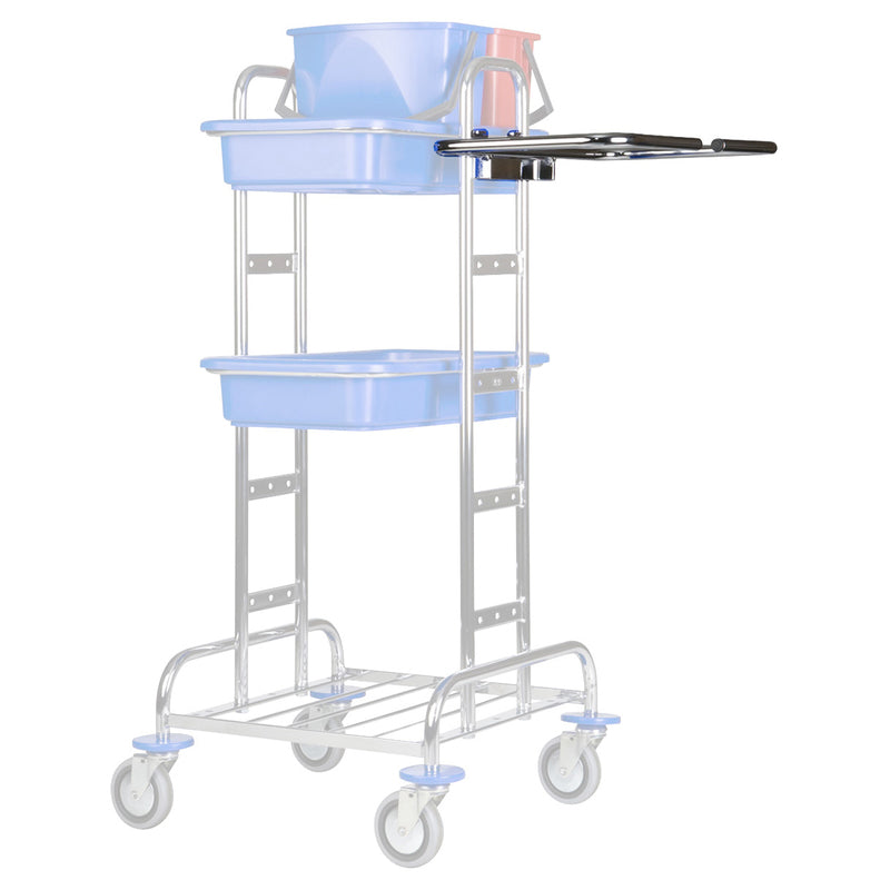 Cadre de maintien VERMOP 120 L, latéral, inox, 51 x 33 x 7 cm