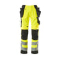 MASCOT® Wigan werkbroek, signalisatie geel/zwart