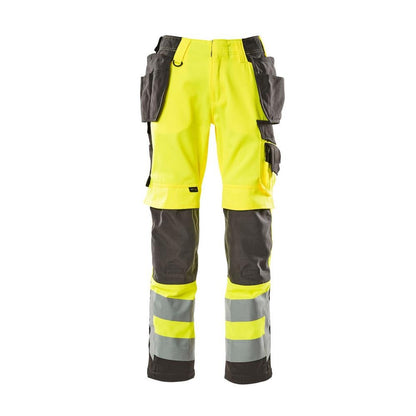 MASCOT® Wigan werkbroek, signalisatie geel/donker antraciet