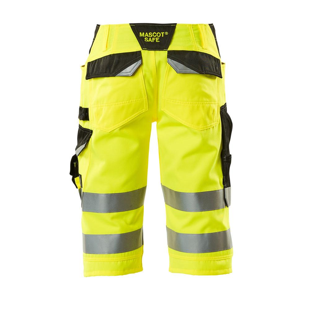 MASCOT® Luton driekwartbroek, signalisatie geel/zwart