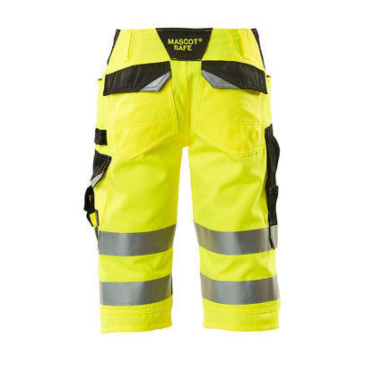 MASCOT® Luton driekwartbroek, signalisatie geel/zwart