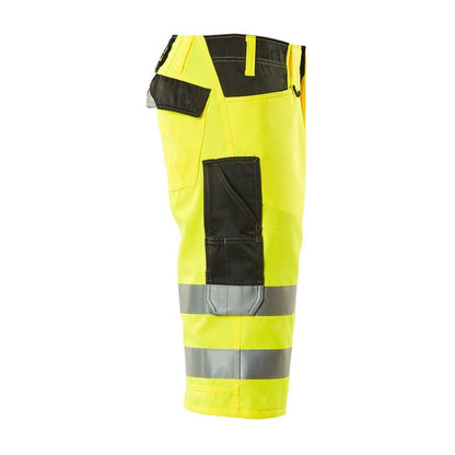 MASCOT® Luton driekwartbroek, signalisatie geel/zwart