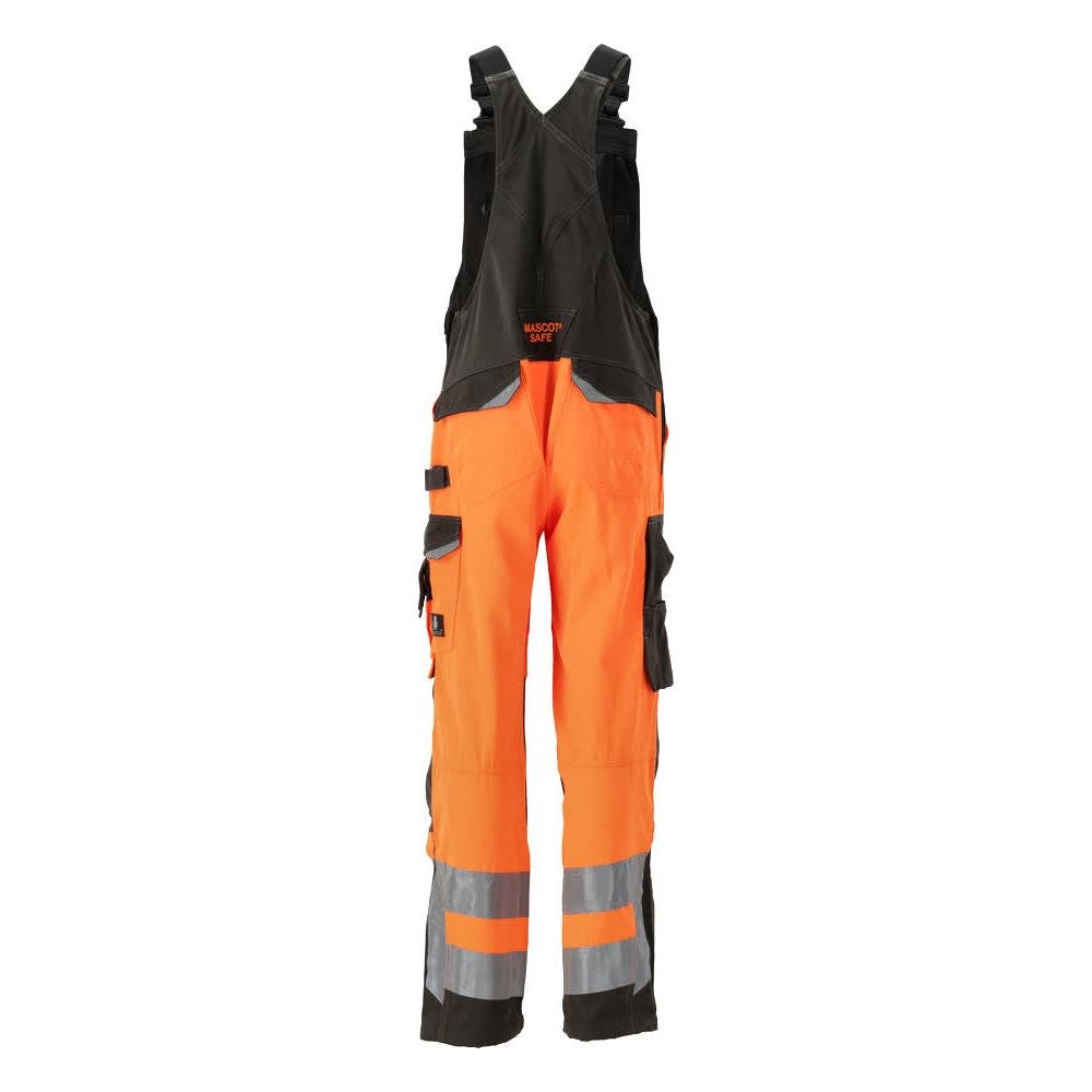 MASCOT® Newcastle tuinbroek, fluo oranje/donker antraciet