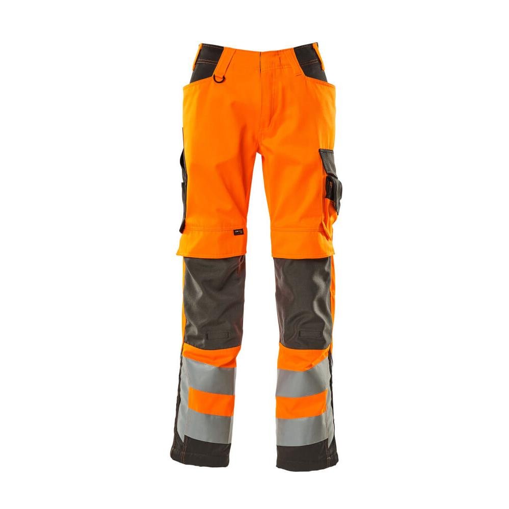 MASCOT® Kendal pantalon, orange haute visibilité/anthracite foncé