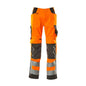 MASCOT® Kendal pantalon, orange haute visibilité/anthracite foncé