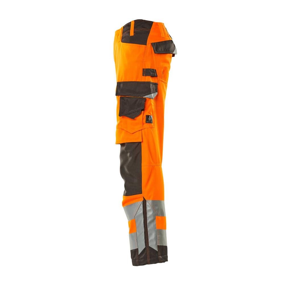 MASCOT® Kendal pantalon, orange haute visibilité/anthracite foncé