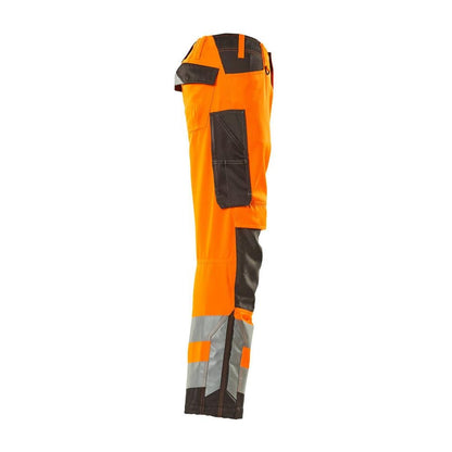 MASCOT® Kendal pantalon, orange haute visibilité/anthracite foncé