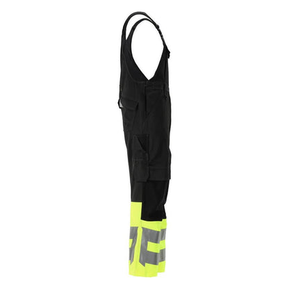 MASCOT® Sunderland salopette, noir/jaune haute visibilité