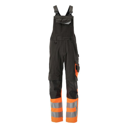 MASCOT® Sunderland salopette, anthracite foncé/orange haute visibilité