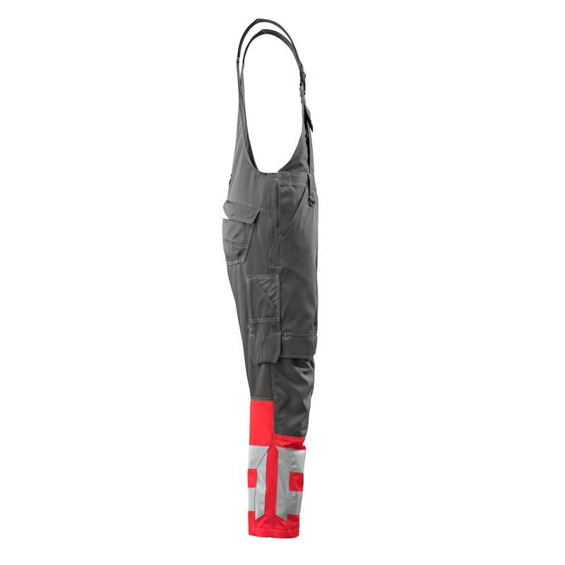 MASCOT® Sunderland tuinbroek, donker antraciet/signaleringsrood