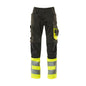 MASCOT® Leeds broek, zwart/signaleringsgeel