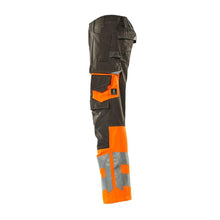 MASCOT® Leeds broek, donker antraciet/fluo oranje