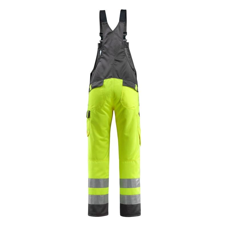 MASCOT® Gosford salopette, jaune haute visibilité/anthracite foncé