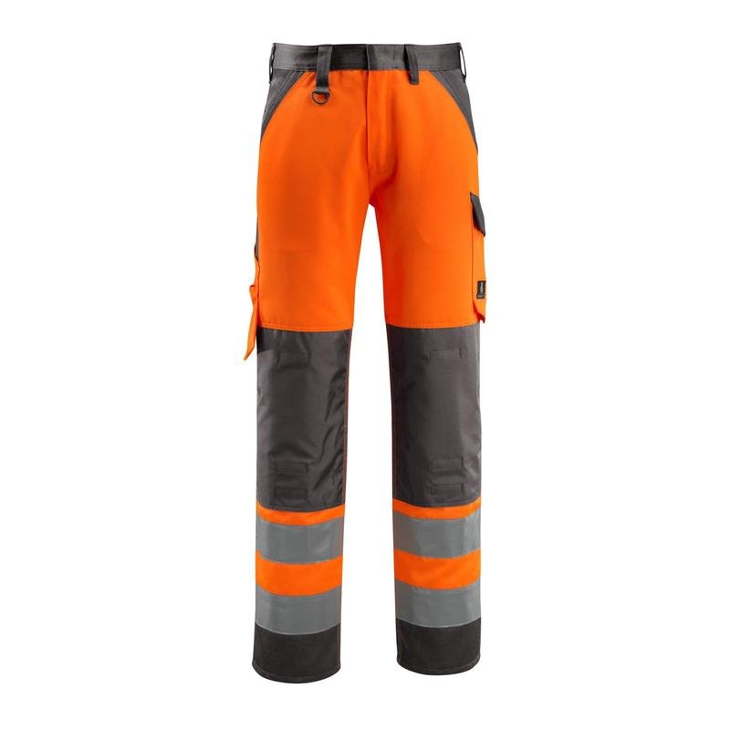 Pantalon MASCOT® Maitland, orange haute visibilité/anthracite foncé