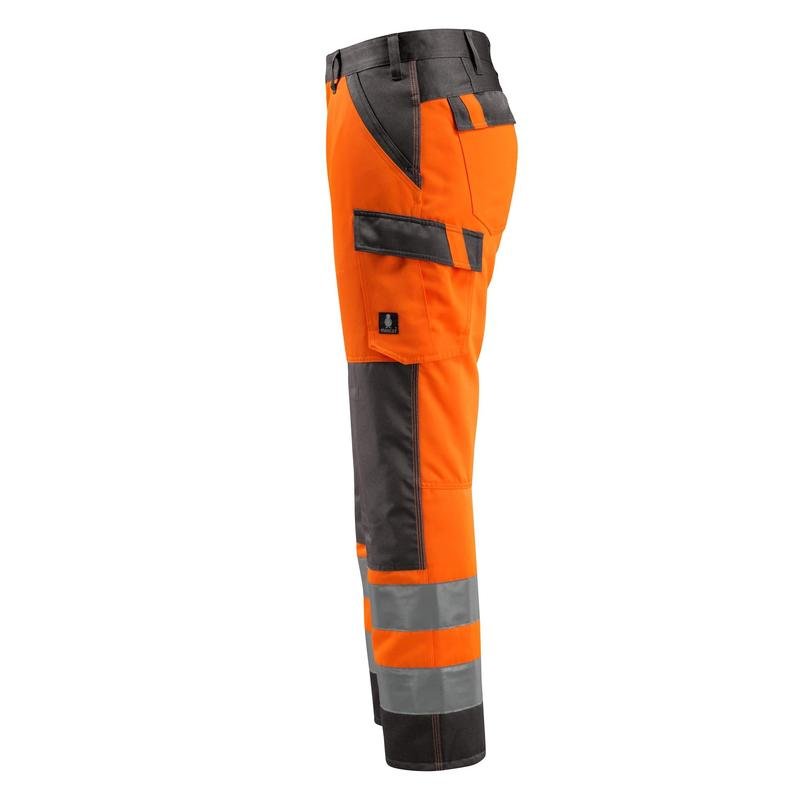 Pantalon MASCOT® Maitland, orange haute visibilité/anthracite foncé