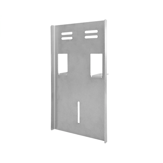 Plaque de maintien Numatic pour la fixation des systèmes de distribution sur le chariot de nettoyage, acier inoxydable | Paquet (1 pièce)