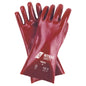 Gants NITRAS PVC, rouge, jersey coton EN 388 | Paquet (12 paires)