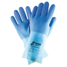 NITRAS BLUE POWER GRIP, gants de protection chimique, bleu