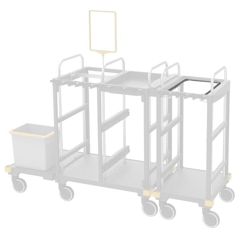 Cadre de support VERMOP Intégré 1X120L, 46 x 35 x 6 cm | 1 pièce 