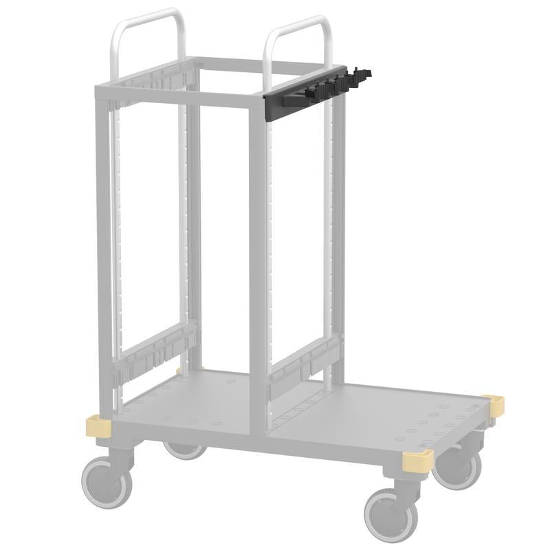 Housse VERMOP avec bande à crochets et 3 supports de poignées, anthracite