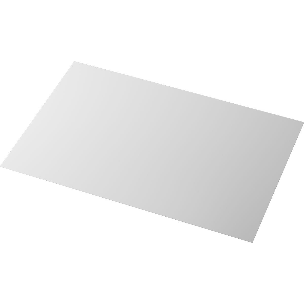 Un set de table en silicone rectangulaire, lisse et gris clair (30 x 45 cm) de Duni GmbH offre une protection de table élégante et est présenté sur un fond blanc.