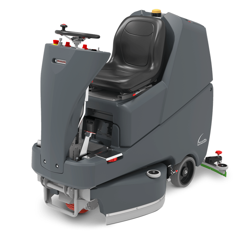 Numatic zit-schrobzuigmachine TRL720/200T incl. oplader en TenTec borstels rood | Pak (1 stuk)