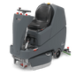 Numatic zit-schrobzuigmachine TRL720/200T incl. oplader en TenTec borstels rood | Pak (1 stuk)