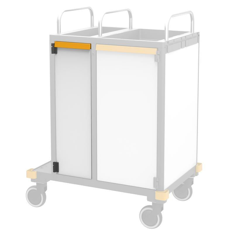 VERMOP porte L étroite + poignée. Plat. Quoi.