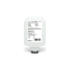 De CWS PureLine Cream Neutral 600 ml fles is ontwikkeld voor dagelijks gebruik op de gevoelige huid en is voorzien van ingrediënten en productinformatie op een wit etiket met transparante bodemsluiting.