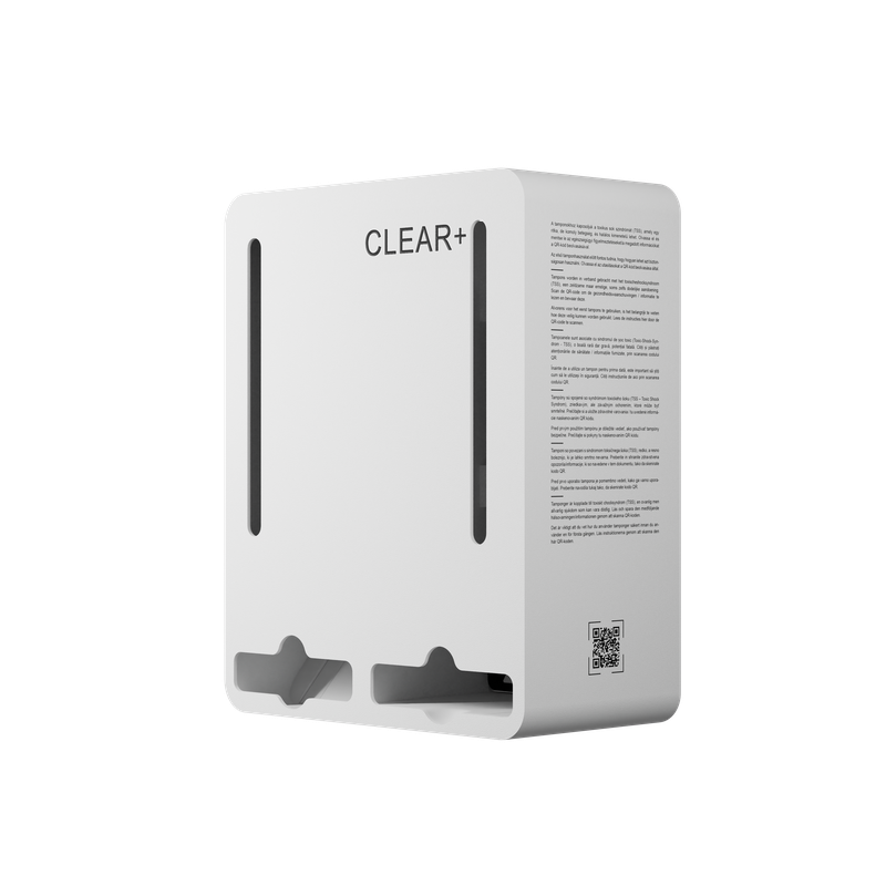 CLEAR+ Tampon- und Bindenspender